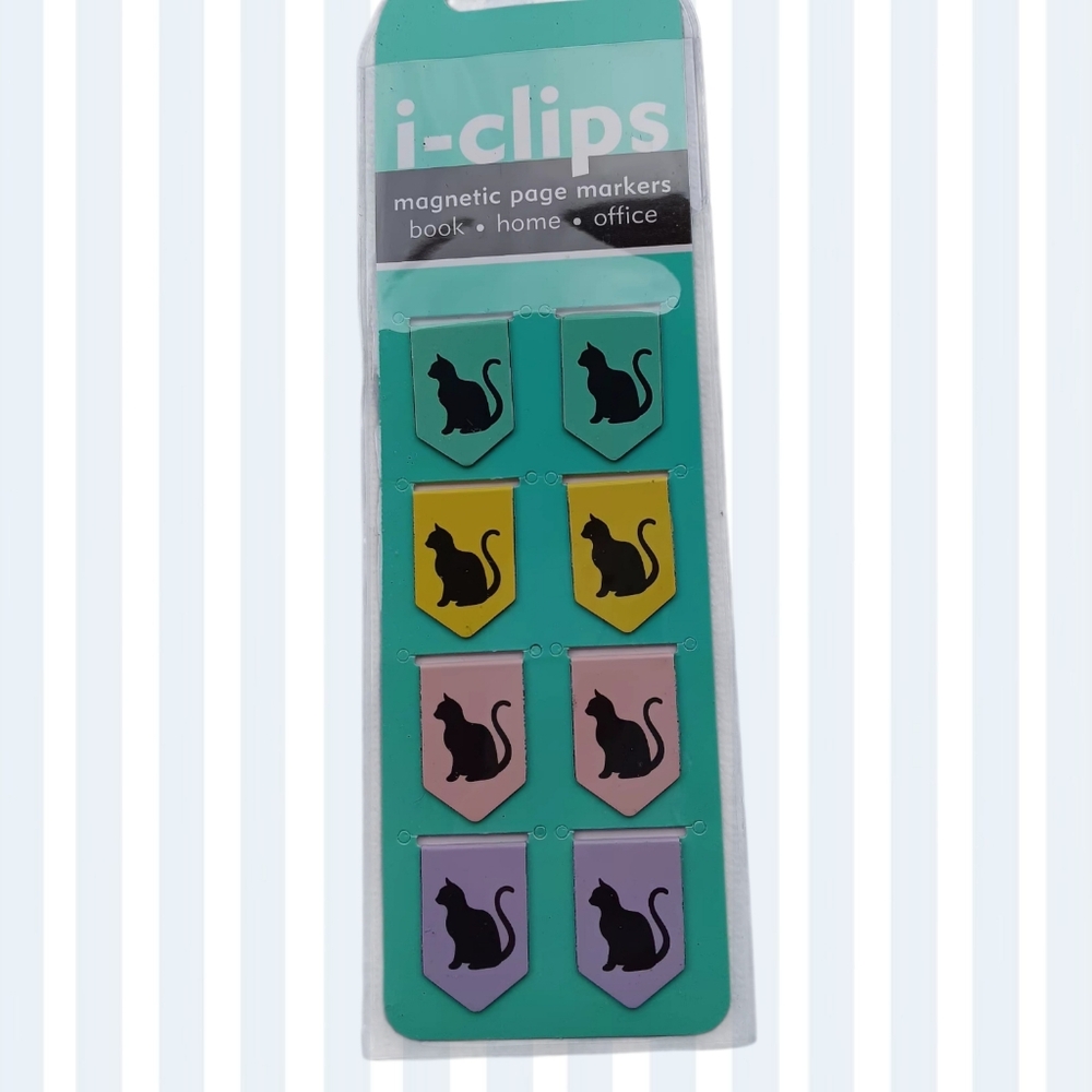 Black Cat Magnetic Bookmarks
